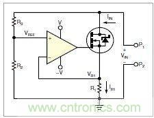 圖1：MOSFET的電阻變化，功能上像是一只可變電阻