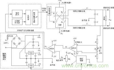 基于D類功率放大電路開關(guān)電源電路圖