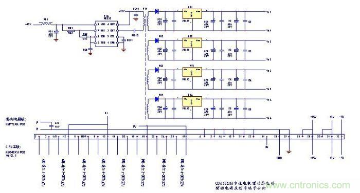 圖2：驅動電源及端子信號來源