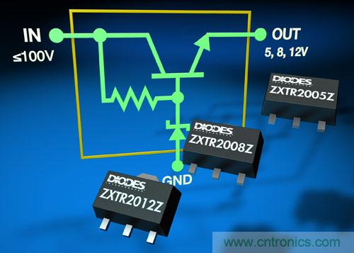  Diodes全新集成高壓穩(wěn)壓器晶體管，顯著提升功率密度和減少器件數量