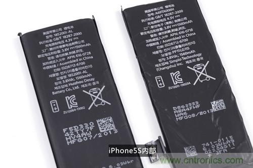 土豪金iPhone 5S拆解：內(nèi)部結(jié)構(gòu)升級(jí)，維修難度增加