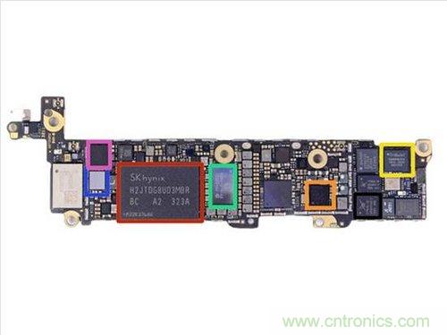 土豪金iPhone 5S拆解：內(nèi)部結(jié)構(gòu)升級(jí)，維修難度增加