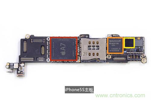 土豪金iPhone 5S拆解：內(nèi)部結(jié)構(gòu)升級(jí)，維修難度增加