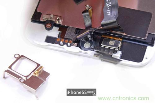 土豪金iPhone 5S拆解：內(nèi)部結(jié)構(gòu)升級(jí)，維修難度增加