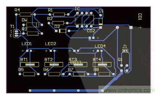 電池充電器PCB圖