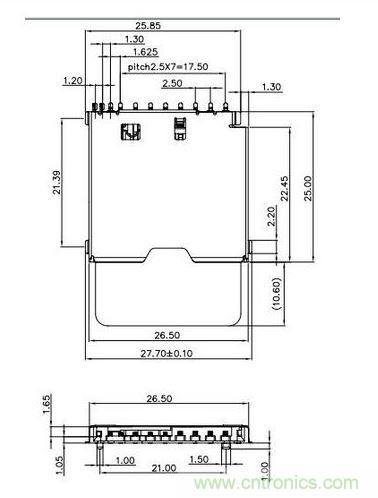 PCB尺寸圖