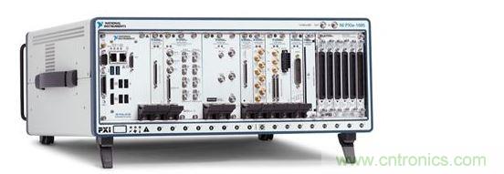 NI PXI Express機箱包含射頻分析儀和發(fā)生器、矢量網(wǎng)絡(luò)分析儀、開關(guān)、電源和嵌入式計算機