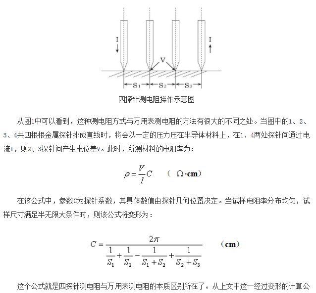 如何區(qū)分萬用表測(cè)電阻和四探針測(cè)電阻？