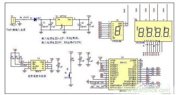 電路設(shè)計見下圖：