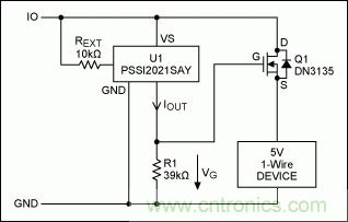 為5V 1-Wire®從器件提供過壓保護