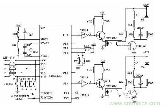 步進(jìn)電機(jī)驅(qū)動器系統(tǒng)電路原理圖