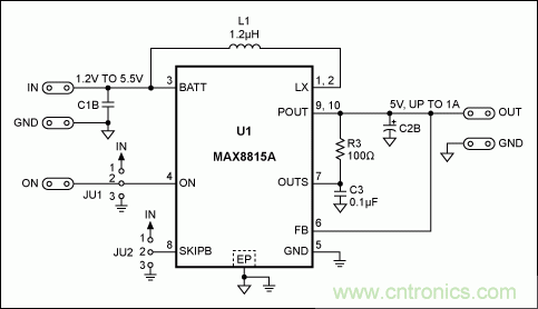 Li+電池供電、低壓高亮度(HB) LED解決方案