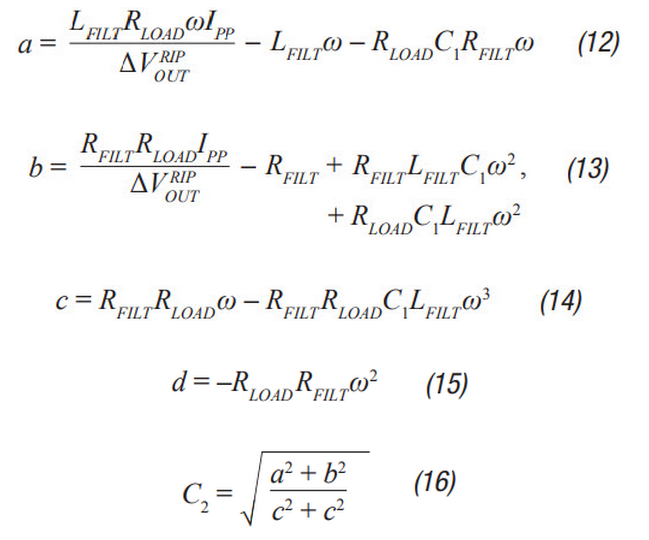 設(shè)計(jì)開(kāi)關(guān)電源中使用的二級(jí)輸出濾波器