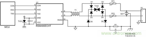 RS-485保護(hù)電路結(jié)電容對(duì)信號(hào)質(zhì)量的影響