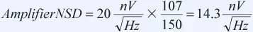 信號鏈中放大器噪聲對總噪聲有多少貢獻？