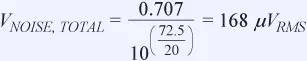 信號鏈中放大器噪聲對總噪聲有多少貢獻？