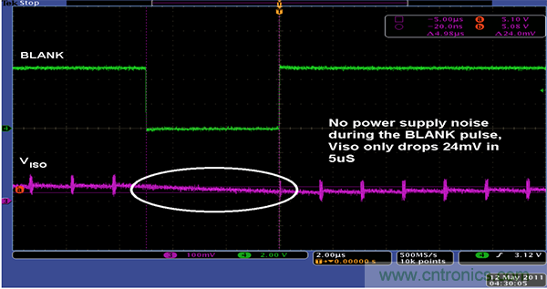 利用isoPower器件屏蔽電源，從而提高精度