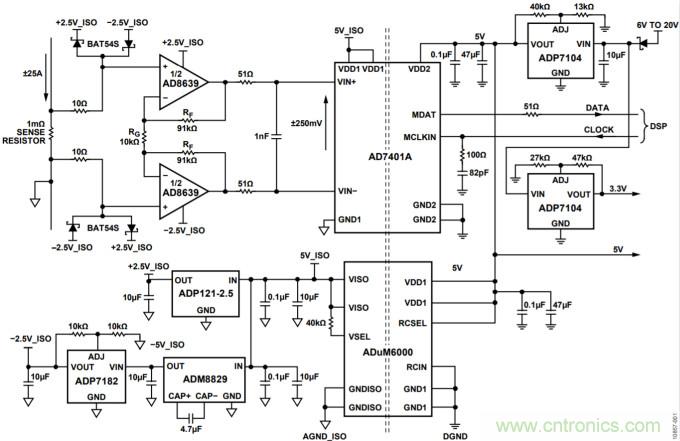 集成隔離式電源、用于太陽能光伏轉(zhuǎn)換器的完全隔離式電流檢測(cè)電路