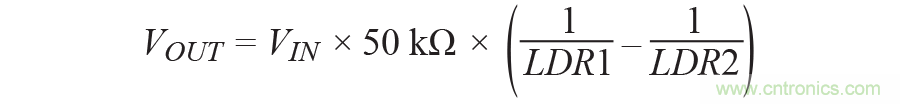 你有沒有試過用儀表放大器測量兩個(gè)光源的相對強(qiáng)度？