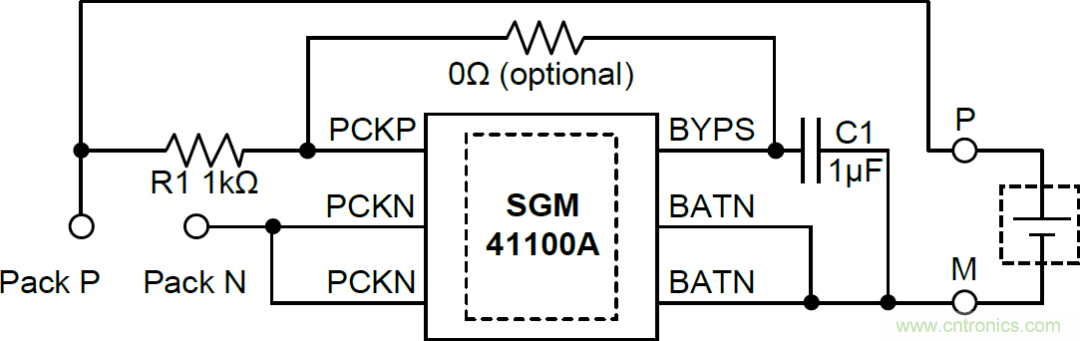 小封裝、微功耗小微電池保護(hù)器SGM41100A