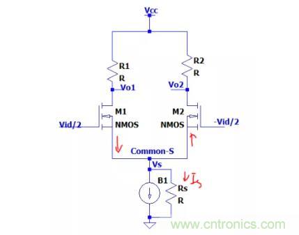 關(guān)于差分輸入電路和共模信號，差模信號關(guān)系的理解