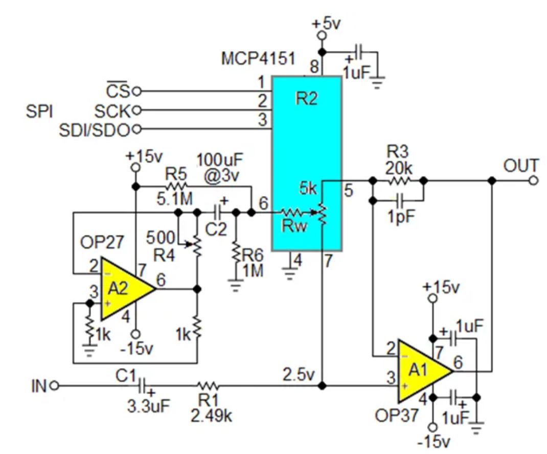 數(shù)字電位器能否代替電路中的機械電位器？