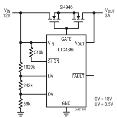 為敏感電路提供過壓及電源反接保護(hù)！