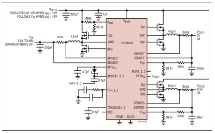 汽車啟動/停止電子系統(tǒng)中的DC/DC控制器