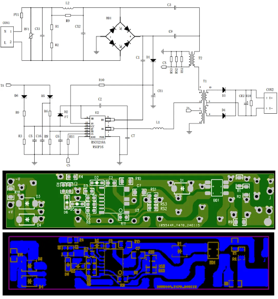 RSC6218A LLC諧振電源案例分享